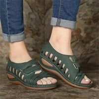 Ženski sandale za klizanje protiv klizanja prozračna za ležerne ljeto svijetlo zelene 40
