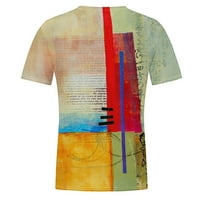 Muške majice za bluze ljeto, muškarci modni casual 3D digitalni ispis Sportski kratki rukav ljetni ležer