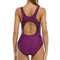 B91XZ Vintage kupaći kostim za žene Novi sportski kupaći kostimi Žene Konzervativne boje odgovarajućim