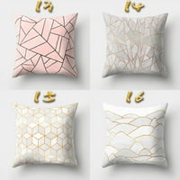 Jygee Geometric breskve Velvet bacač jastučni jastučni četverokrevetni jastuk Car Spavaća soba Sofa