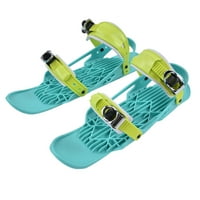 Mini skijališta par mini skijališta zelene najlon prijenosne cipele za snowboard za skijanje na otvorenom