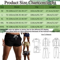 Muški kratke hlače Radna površina tekućih treninga za ispis Aktivne kratke hlače Khaki XL