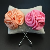 Brooch, Brooch Rose Design Anti-Decorm tkanina Boutonniere Cvjetni štap za muškarce