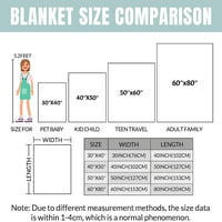 Morska kornjača pokrivače, 40 x50 slatka baka za žene za žene djevojke, mekano lagano toplo ugodno plišanje,