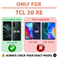 Talozna tanka futrola kompatibilna za TCL XE, zaštitni ekran stakla ukljn, mače me ispis, lagana, fleksibilna,