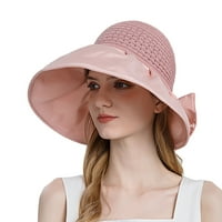 Xinqinghao Unise Wide Wide Chocket šešir sa vetrom Vedro Leisure Wide Wide Chopet Hat Pink