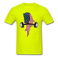 Američka zastava Bučice - Unise klasična majica