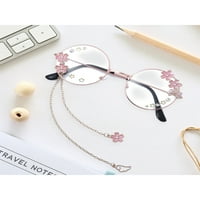 Inevnen kawaii naočale sa lancem kawaii dodaci stakleni slučaj uključivao je slatke naočale Cosplay dodaci Sakura dodaci