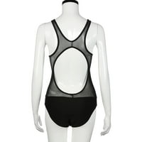 LowRofile ženski kupaći kostimi kupaći kostim crne gaze bez leđih elastičnih plaža BK XL kupaće komisije