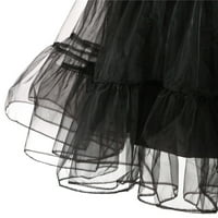 Zamotajte suknje za žene kratki kvalitetni visokokvalitetni plutani tutu plesajući crnu tenisku suknju