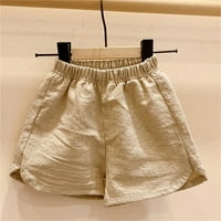 Dječačke kratke hlače Ljetna povremena odjeća modna odjeća Planinarske kratke hlače Bež 4 godine