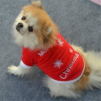 Okrugli vrat Božićni pulover za pse protiv nabora za borbu protiv bora