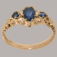 Britanci napravili 18K ružični zlatni prsten sa prirodnim prstenom sa žarskom ženkom - Veličine opcija