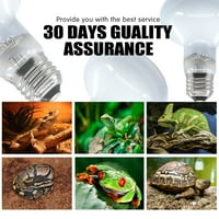 Reptilna toplotna žarulja 100W UVA lampica za guštera, kornjače, bradati zmaj, digitalni termometar za digitalni temperaturu