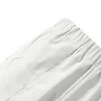 HOMemenesgenickim sumummer joga hlače za žene čišćenje Ženske modne ležerne pamučne i posteljine čvrste