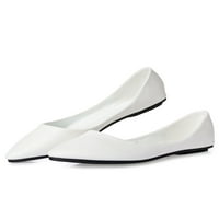 LUMENTO Ženske ravne cipele Udobne cipele Elegantne natike Ležerne haljine Obuća za cipele Lagani klizanje na bijelom 7