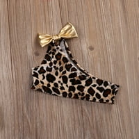 Set Toddler Baby Girl Coleit cvjetni leopard ruffle kupaći kostimi Bikini Tankini Sunsuit