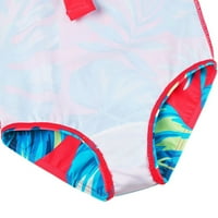ROVGA Ljetna djevojačka kupaći kostim dječje djevojke s dugim rukavima listom od lista od plaže kupaći odijelo Djevojke kupaći kostim kupaći kostim