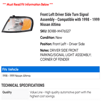 Prednji lijevi vozač Sigurni signal signala - kompatibilan sa - Nissan Altima