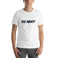 2xl Sky Ranch Styler stil kratkog rukavskog pamučnog majica s nedefiniranim poklonima