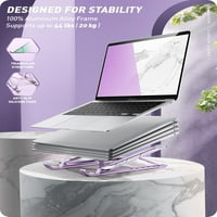 Podesiva laptop serije I-Blason Cosmo serije, prenosivi računalni postolje Aluminijumski legura laptop Riser Držač sa višekutnim postoljem pogodnim za 7-17,3 prijenosna računala i tablete - jedan