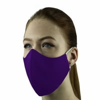 Set maski za lice trostrukih slojeva pamuk koji se može koristiti za višekratnu upotrebu sa džepom filtra. Unisex