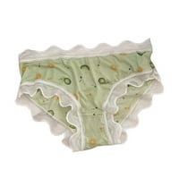 Uorcsa uzorak čipke pantalone s niskim usponom tiskanih seksi slatkih gaćica hlače zelena