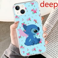 Slatka lilo & Stitch crtani mekani šankovni telefoni za iPhone Plus Pro Pro Ma 13PRO 13PRO MA 12PRO 12PRO MA PRO MA XS MA XR Plus Plus 6s plus 6s