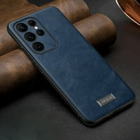 Fongwan kompatibilan sa Samsung Galaxy S ultra ultra Case Luxury kožna poslova Slim otporan na udarce-plava