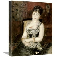 u. Portret žene Art Print - Pierre-Auguste Renoir