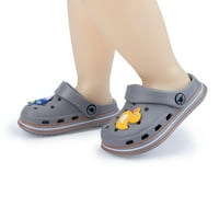 Hsdbebe Toddler Boys Girls Garden klompe crtane dijapozitive cipele klizne na slikove vodene sandale za malu djecu