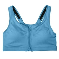 Bazyrey donje rublje za žene Ženske sportske donje rublje Joga Fitness Workout BRA Trgovina podstavljenim vrhovima Vest Blue Kupi Get 3