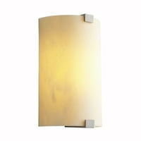 10,5W 120V LED zidna sconce-polirana hrom-bijela stakla u boji kisika 3-563-214