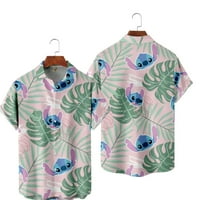 Disney Lilo & Stitch Havajska košulja, Funny Stitch Beachhing Majica, Majica za šivanje, majice za šivanje za djecu odrasli
