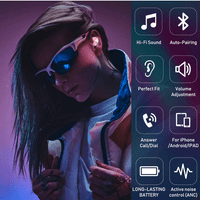 Urban Street Buds Plus True Bluetooth bežični uši za Microsoft Lumia LTE sa aktivnim uklanjanjem buke