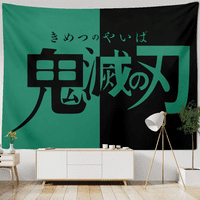 FNYKO DEMON SLAYER TAPESTRY Anime stil Print Walking Tapisestries za spavaću sobu Dormitory poklon za