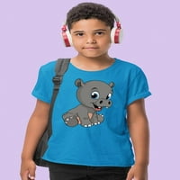 Slatka smiješna majica hippo Juniors -image by Shutterstock, Medium