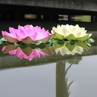 Clupup umjetna voda ljiljana plutaju lotos cvjetni ribnjak akvarijum dekor višebojnika