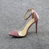 OAVQHLG3B Ženske cipele Ljeto Elegantni Stilettos super visoke potpetice šiljasto boje podudaranje prozirne