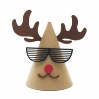 Mishuowi za vikend pribavljanja božićne hat diy craft božićno stablo snjegović zvona djece za odrasle šešir poklon zanat za Xmas party ornament hat božićni šešir ručno izrađeni crtani šešir