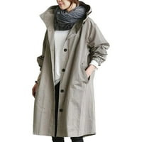 Ženske kapute i jakne za veličinu jesen zimski kaputi i ležerni temperament struka dugih rukava Winesher