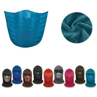 Climazero Aqua Aqua Blue Micro Fleece Air Protok za lice maske ski Ski maska ​​izrez Gaiter Hood Hat