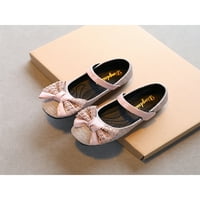 Crocowalk Djevojke Mary Jane gležnjače stanovi Bowknot haljina cipele za djecu princeze cipele za cipele casual comfort ružičasta 10,5c