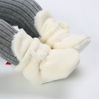 Kid cipele meke čizme snijeg toplo zagrijavanje preraže prve šetače jesen i zimske djevojke cipele
