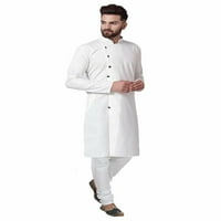 Indijski posteljina u stilu Kurta Bollywood Style Pajama Set Achkan Pathani za ...