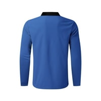 Duks za muškarce Ležerne prilike s dugim rukavima Sportska odjeća za trenerke Comfy jogging odijela T Majica Set Sports Bluuses Majice Podesi plavi XL