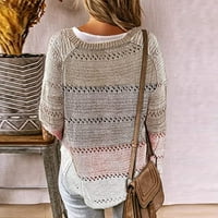 Pad džempera za žene moderne fit džemper kardigan rade s džemper s V-izrezom Pink xl