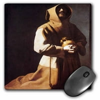 3drose sv. Francis klečeći Francisco de Zurbaran - jastučić za miš, prema