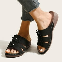Advicid platforme sandale za žene sandale za žene ravne široke širine slobodno vrijeme ljetne casual