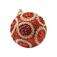 Privjesci Dekor Božićni krizestone Glitter Baubles Ball Xmas Dekoracija ukrasa